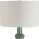 Kitley 29.25 inch 150 watt Sage Green Glaze and Antique Brass Table Lamp Portable Light