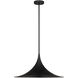 Bowdin 1 Light 24 inch Matte Black Pendant Ceiling Light