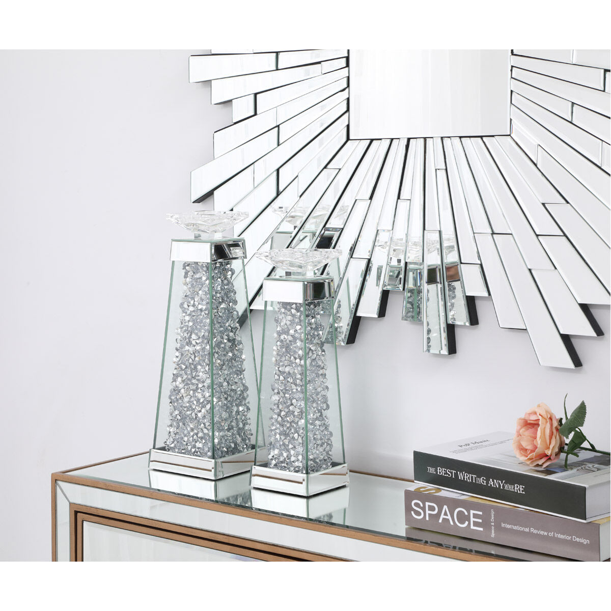 Sparkle 14 X 4.7 inch Candleholder