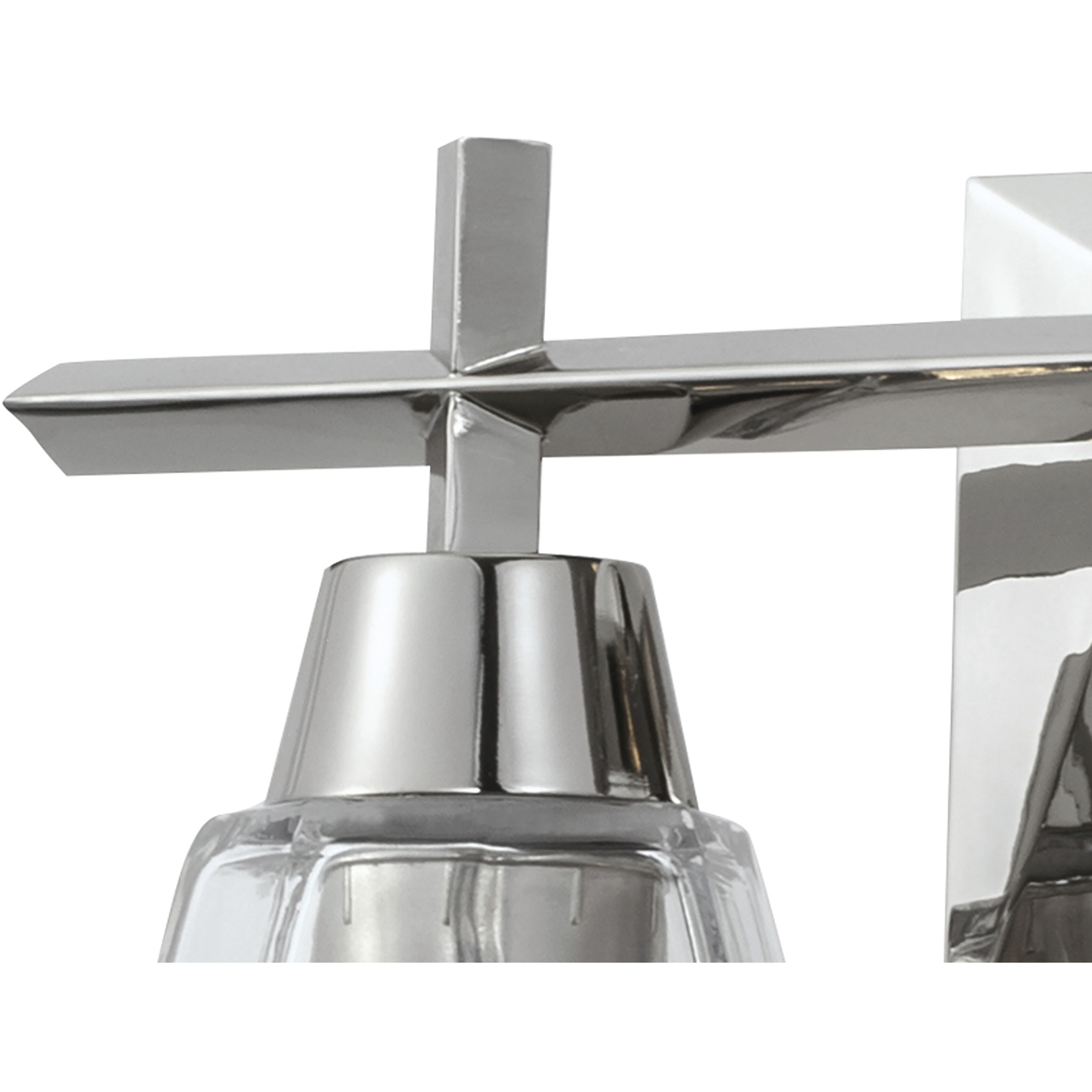 Arctic Vanity Light Wall Light in Polished Nickel