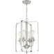 Neighborhood Bridgestone 4 Light 15.25 inch Brushed Polished Nickel Foyer Light Ceiling Light