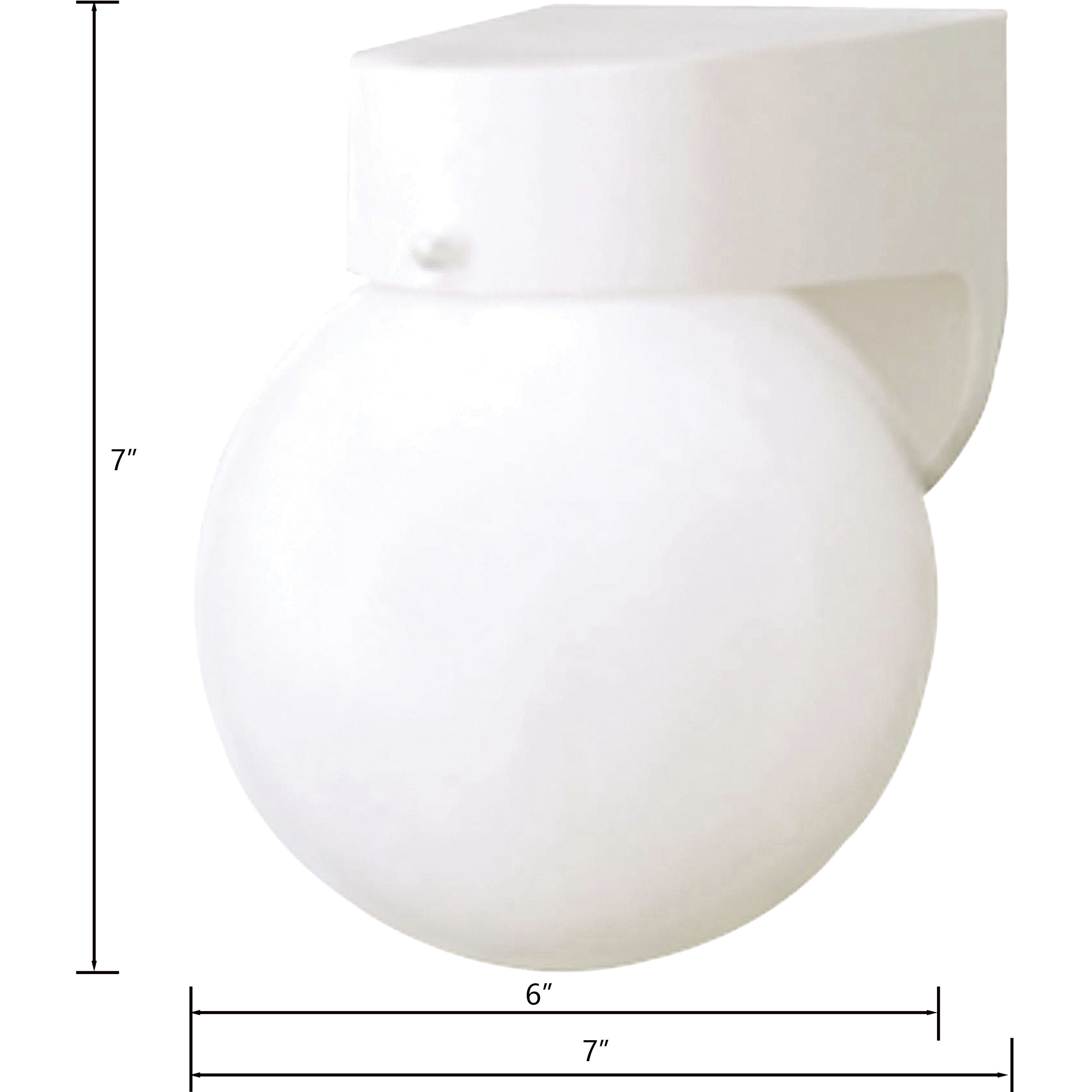 Nome 1 Light 7 inch White Outdoor Sconce