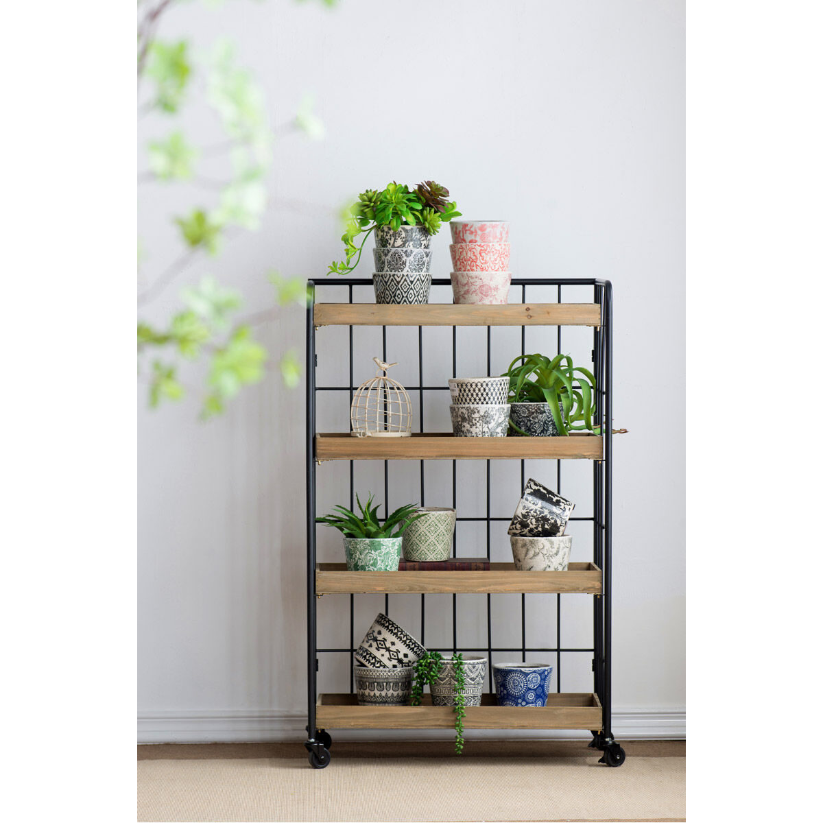 Terracotta Black Planter