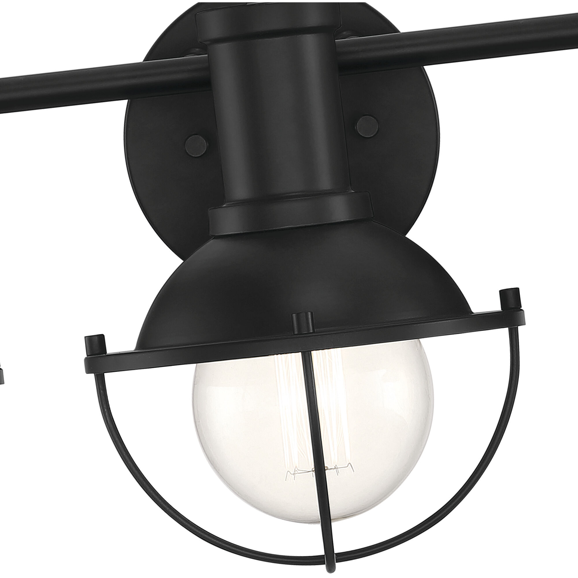 Dalton 3 Light 23 inch Matte Black Vanity Light Wall Light 