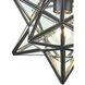 Moravian Star 1 Light 12 inch Oil Rubbed Bronze Mini Pendant Ceiling Light