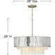 Reverie LED 26 inch Champagne Gold Chandelier Ceiling Light