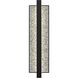 Seafoam LED 26 inch Sand Black Outdoor Wall Sconce
