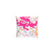 Macro 20 X 20 inch Bright Purple and Bright Orange Throw Pillow