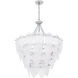 Lilestone 7 Light 28 inch Silver Leaf Pendant Ceiling Light, Large