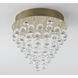 Canada LED 16 inch Gold Semi Flush Mount Ceiling Light