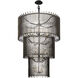 Park Row 18 Light 32 inch Matte Black and French Gold Chandelier Ceiling Light