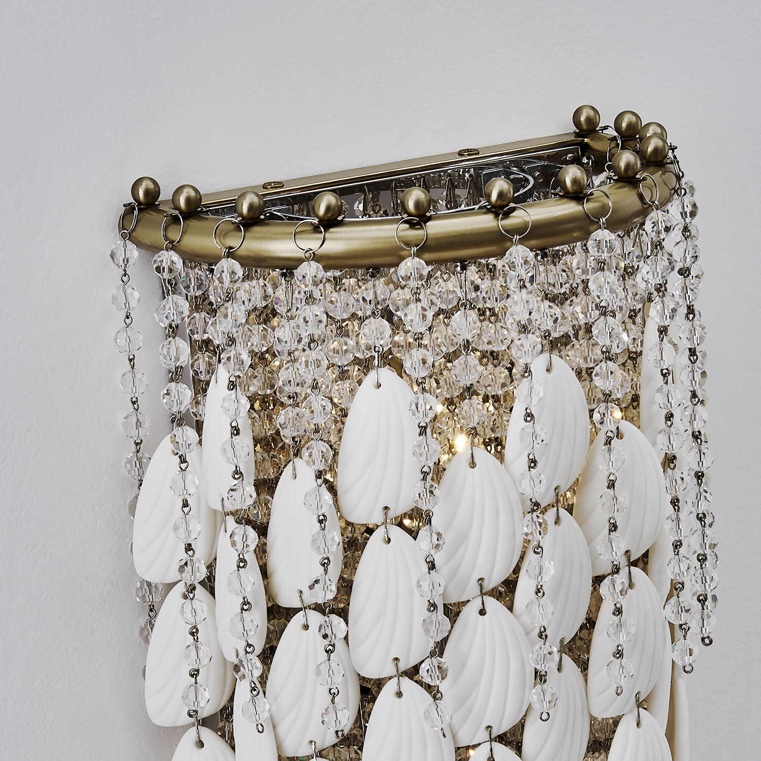 Farfalle 2 Light 8.75 inch Brushed Champagne Gold Wall Sconce Wall Light