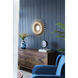 Anita 28.3 X 28.3 inch Gold Wall Mirror