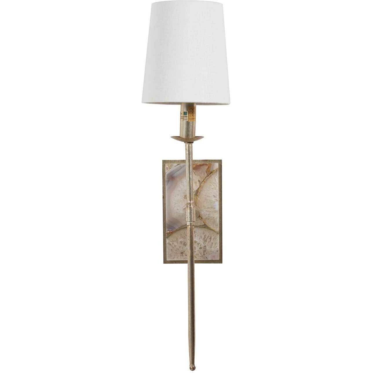 Gabby Garnet Sconce Wall Light in Champagne Silver SCH-155755 - Open Box