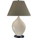 ML 28.25 inch 100 watt Cream Table Lamp Portable Light, Ambience
