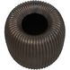 Vector Ridge Dark Weathered Tone Indoor Outdoor Planter