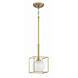 Cowen 1 Light 7 inch Brushed Gold Mini Pendant Ceiling Light