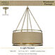 Windward Passage 6 Light 26.5 inch Soft Brass Pendant Ceiling Light