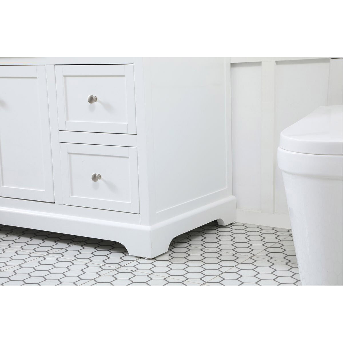 Franklin 42 X 22 X 35 inch White Bathroom Vanity Cabinet