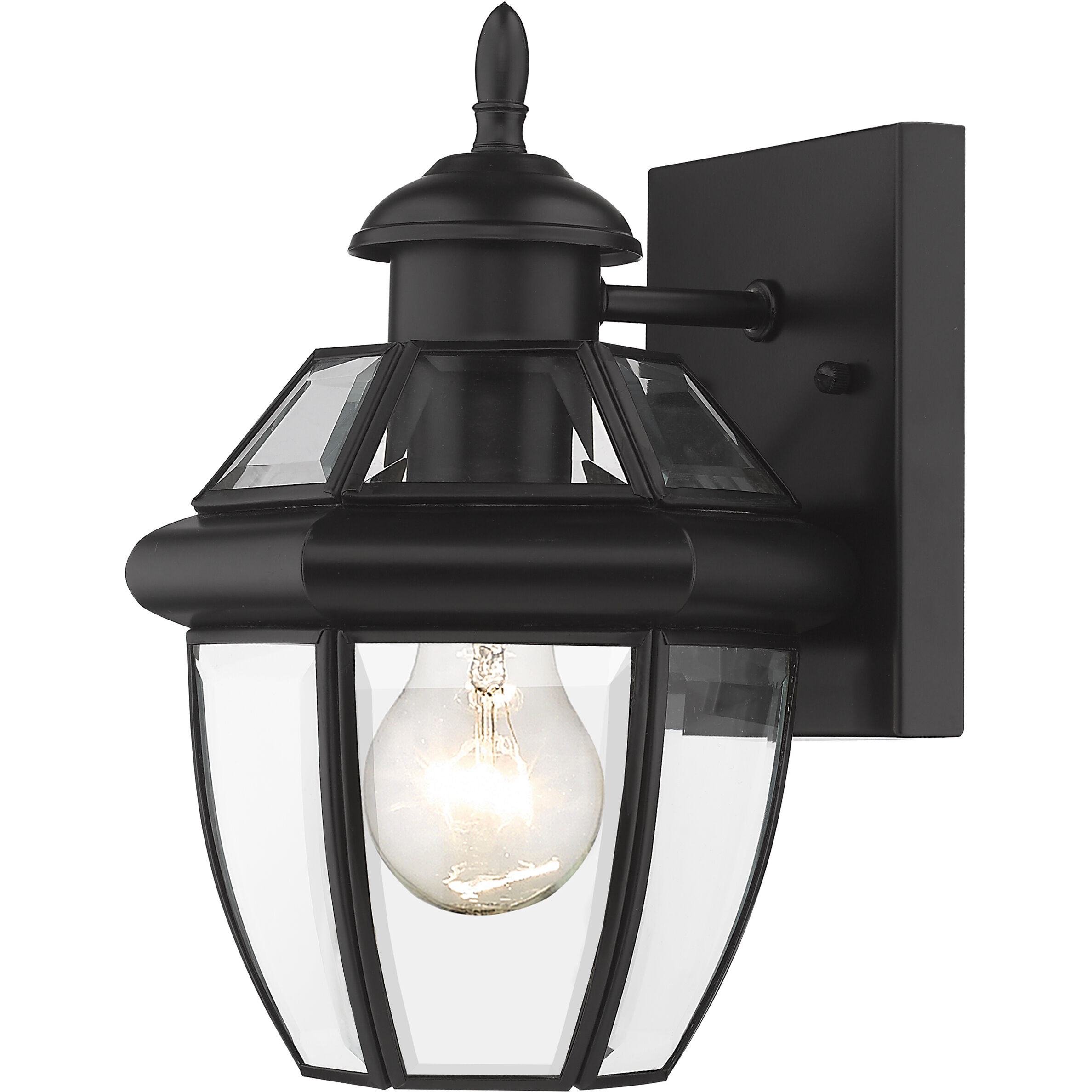 Westover 1 Light 10.5 inch Black Outdoor Wall Light