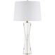 Duveen 31.5 inch 150 watt Clear/Polished Brass Table Lamp Portable Light