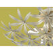 Flower Child 4 Light 22 inch Ambry Gold Flush Mount Ceiling Light