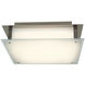 Vision LED 18 inch Brushed Steel Flush Mount Ceiling Light