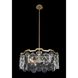 Piatta 6 Light 28 inch Brushed Brass Pendant Ceiling Light