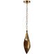 Clayton 1 Light 6 inch Vintage Brass Pendant Ceiling Light