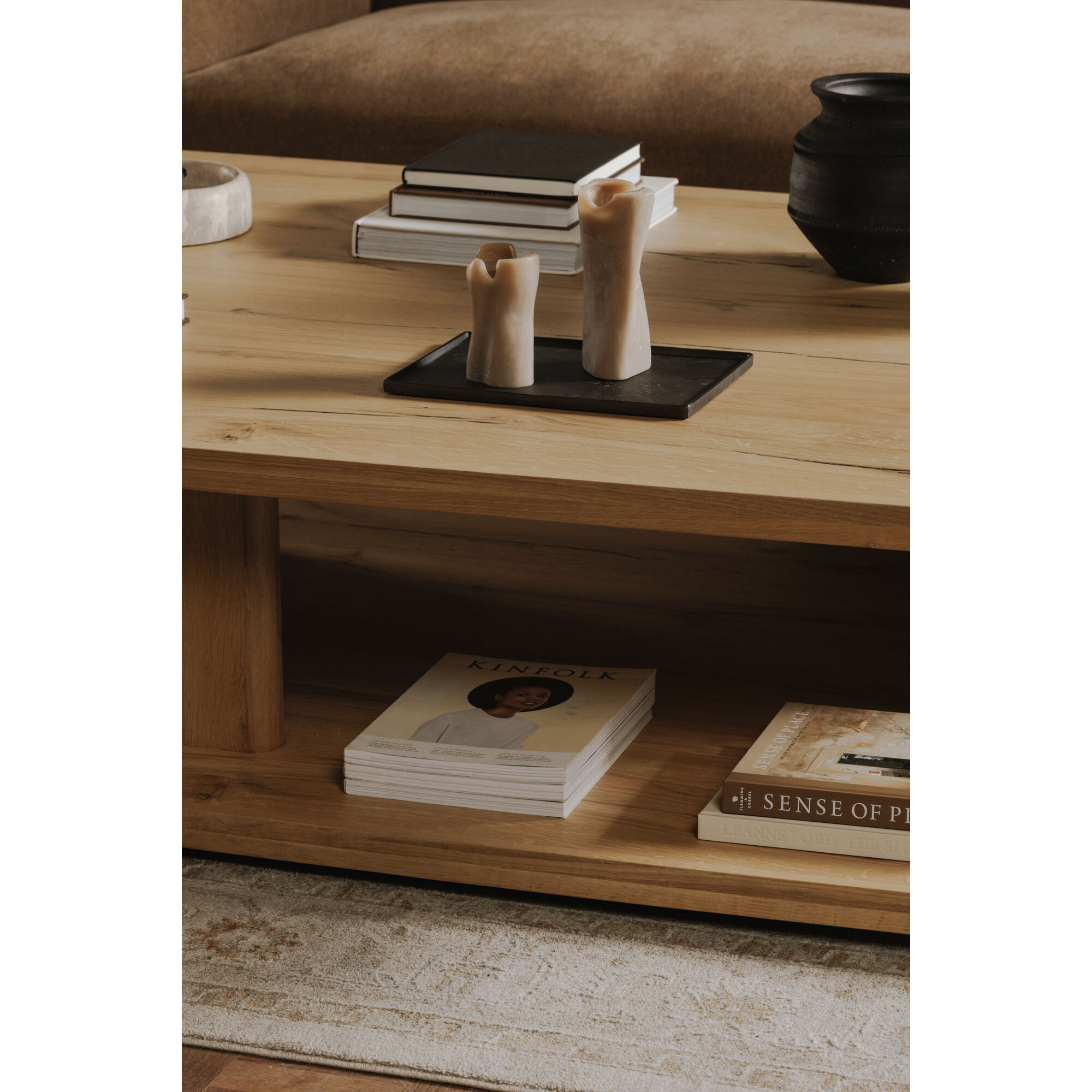 Casey 64 X 48 inch Natural Coffee Table, Large