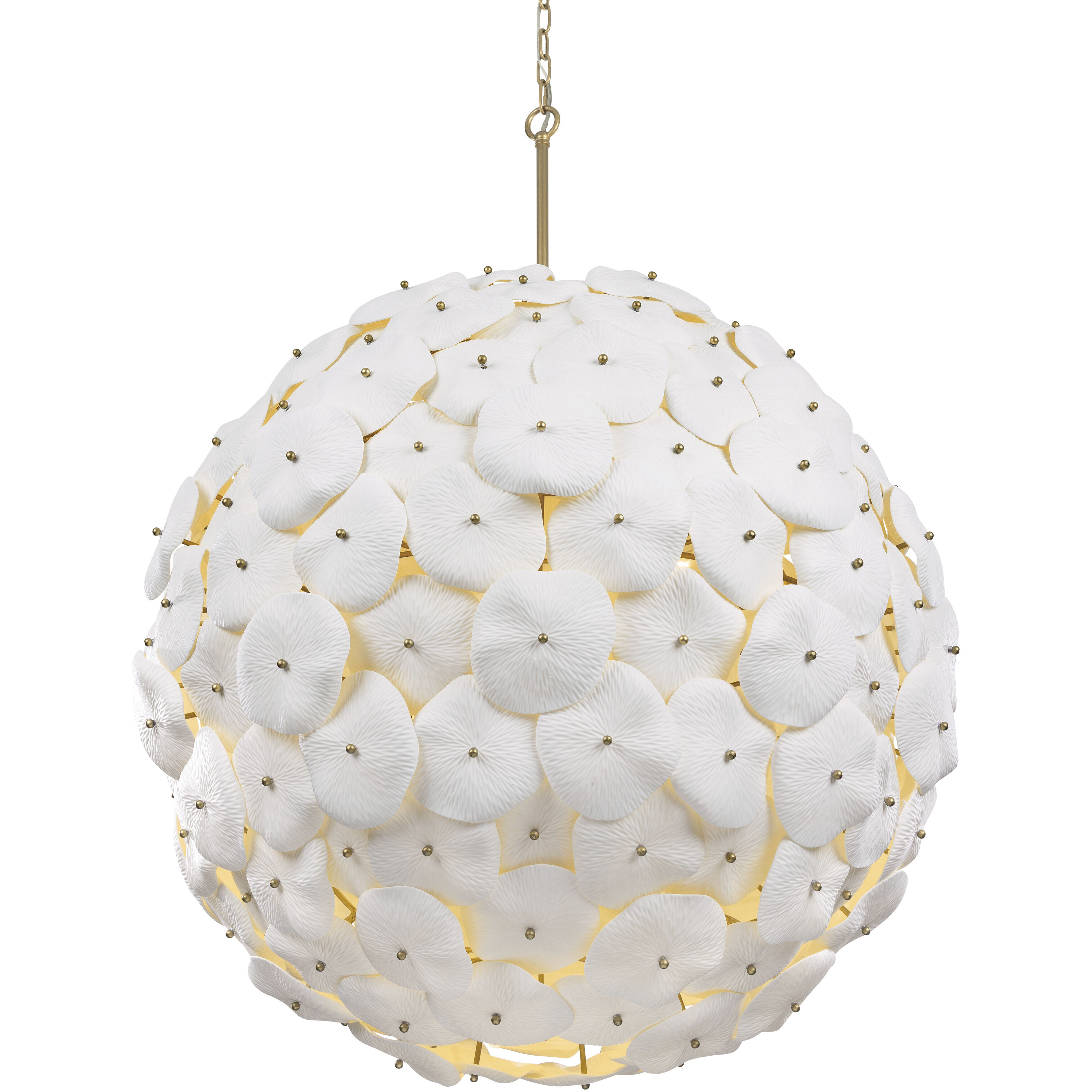 Coastlyn 9 Light 36.75 inch Legacy Brass Pendant Ceiling Light