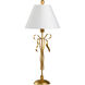 Chelsea House 31 inch 100.00 watt Antique Gold Leaf Table Lamp Portable Light