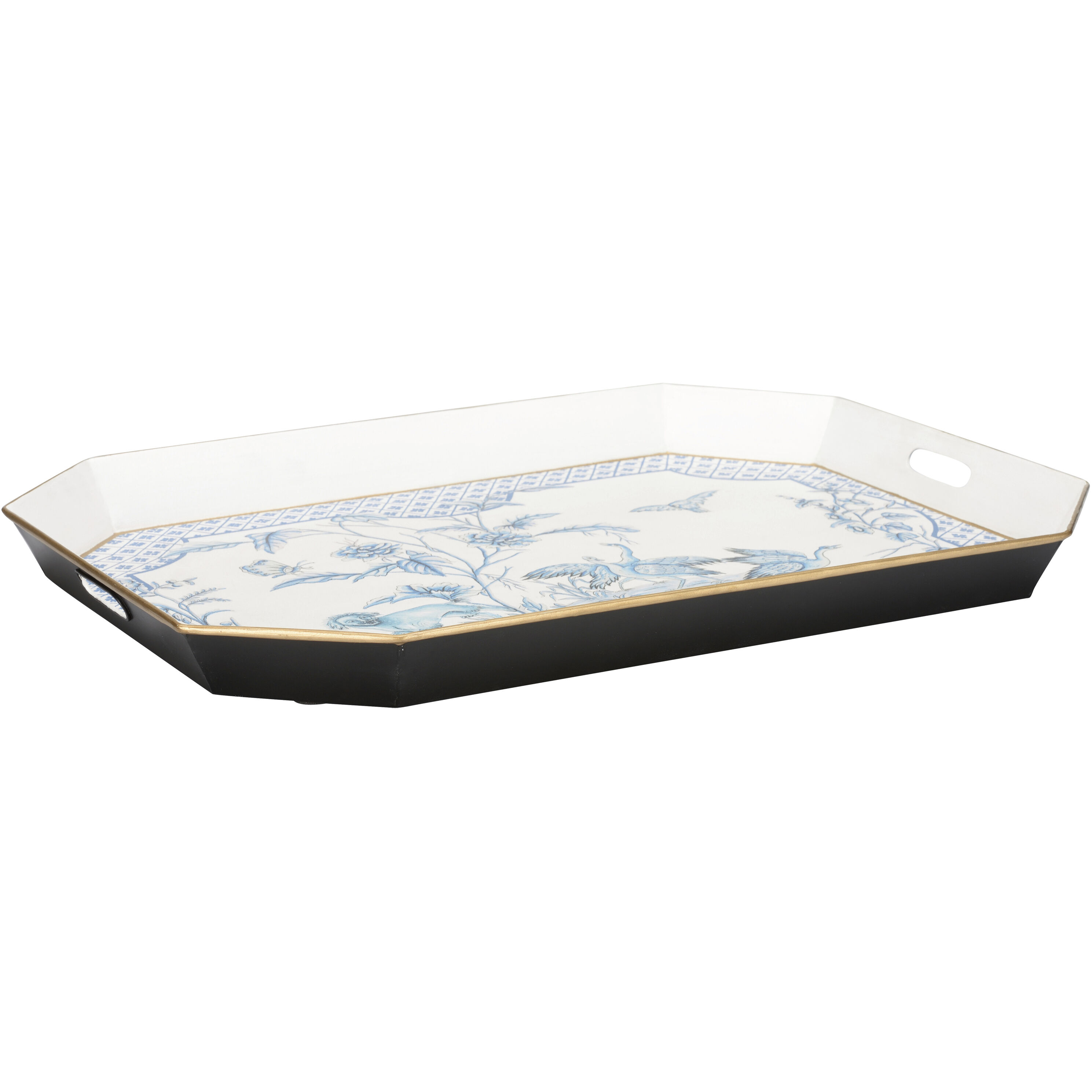 Bagatelle White/Cream and Blue Tray