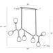 Smyth 7 Light 66 inch Antique Brass Linear Chandelier Ceiling Light
