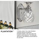 Plantation 3 Light 21 inch Burnished Brass Vanity Light Wall Light
