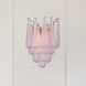 Ollie Bath Wall Light in Sand Glass Blush