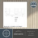 Park Ridge 2 Light 13 inch Satin Nickel Bathroom Light Wall Light