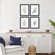 Propac Blue and White and Multi Framed Art, Propac