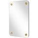 Hamrick 36 X 24 inch Mirror and Brass Mirror