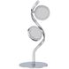 Milan 16.5 inch 10 watt Chrome Table Lamp Portable Light