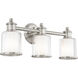 Middlebush 3 Light 24 inch Brushed Nickel Bath Vanity Wall Light