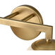 Gillian 2 Light 16 inch Natural Brass Vanity Light Wall Light