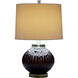 Denley 22.5 inch 100 watt Purple Table Lamp Portable Light