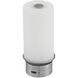 Gadabout 20 inch 3 watt Polished Nickel Cordless Table Lamp Portable Light