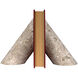 Architectural 8.5 X 3 inch White Marble Bookends