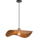 Selma 1 Light 24 inch Matte Black Single Drop Pendant Ceiling Light, Small