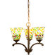 Springdale 3 Light 16 inch Antique Golden Bronze Chandelier Ceiling Light