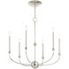 Cortlandt 6 Light 28 inch Polished Nickel Chandelier Ceiling Light
