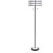 Royce 63.25 inch 60 watt Zammel and White Floor Lamp Portable Light