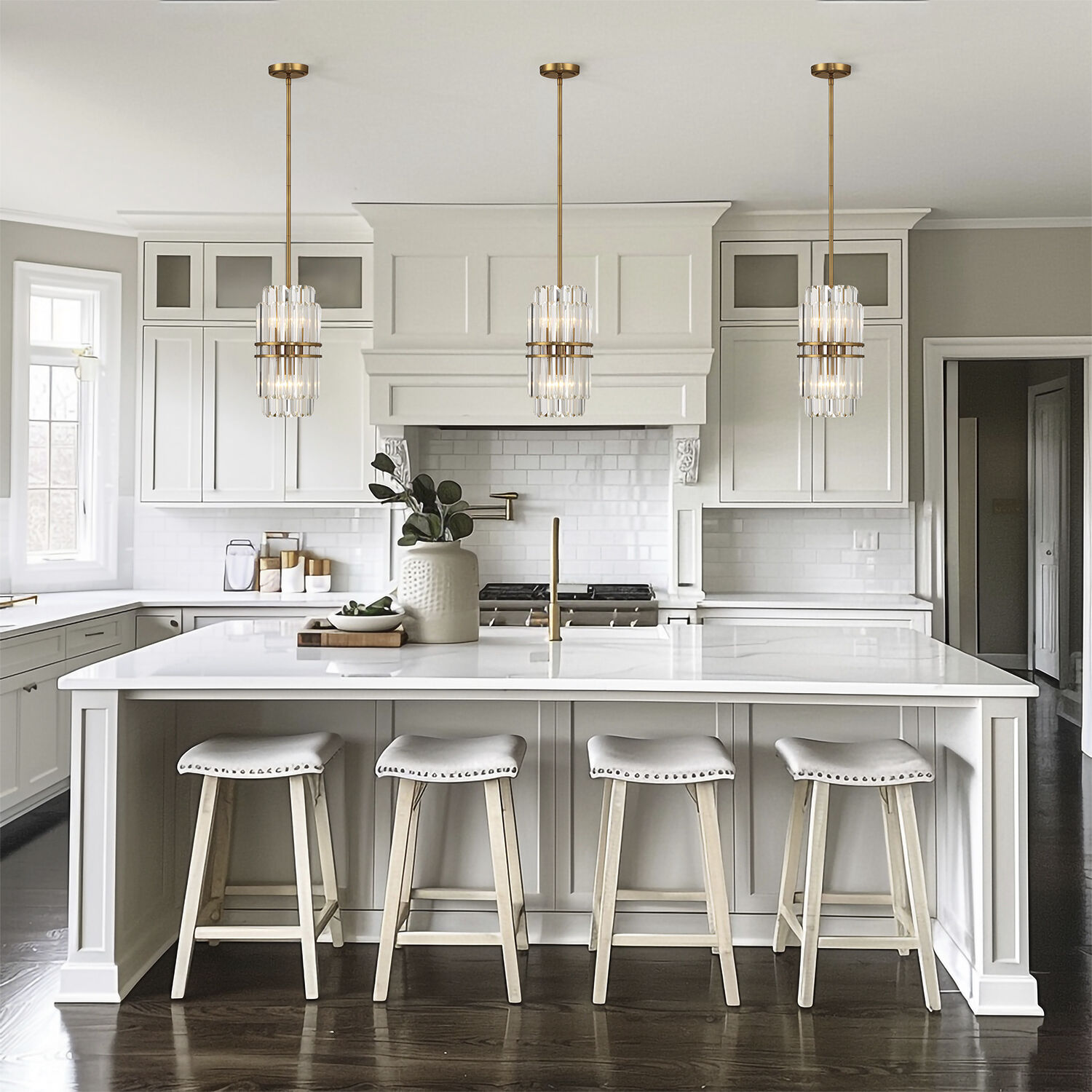 Hayes 4 Light 8 inch Aged Brass Chandelier Ceiling Light